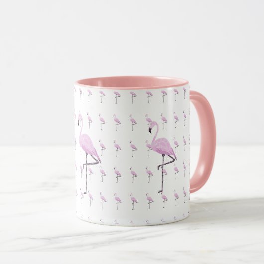 Flamingo de vidro - Glass Flamingo Mok (Voorkant rechts)