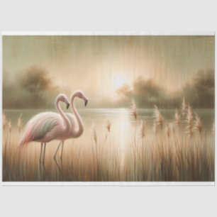 Flamingo Decoupage Tissue papier