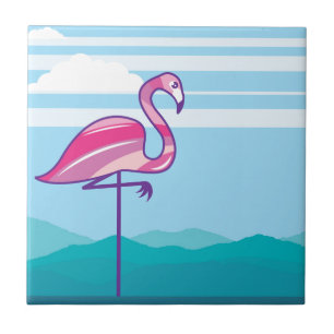 Flamingo Design Tegeltje