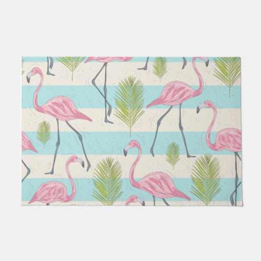 Flamingo Deurklep Deurmat (Voorkant)