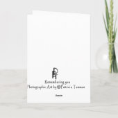 Flamingo dichte omhoog 1 kaart (Achterkant)