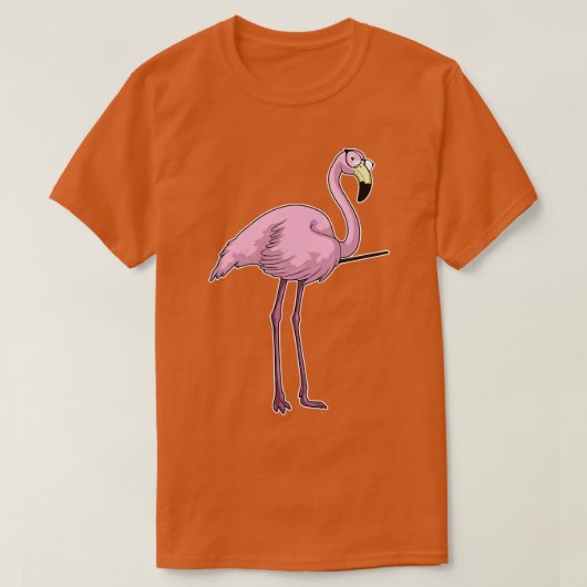 Flamingo Docent Pointer T-shirt (Design voorkant)