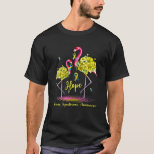 Flamingo Down Syndrome Awareness T-shirt