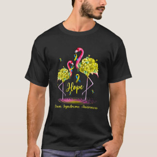 Flamingo Down Syndrome Awareness T-shirt