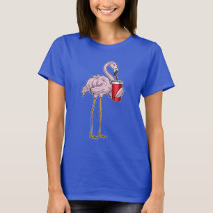 flamingo-drank t-shirt