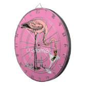 Flamingo Drink Martini Thunder_Cove Dartbord (Voorkant Rechts)