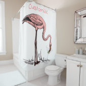 Flamingo Drink Martini Thunder_Cove Douchegordijn (In situ)