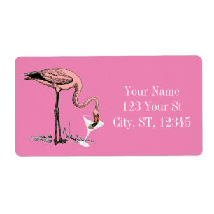 Flamingo Drink Martini Thunder_Cove Etiket