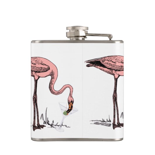 Flamingo Drink Martini Thunder_Cove Heupfles (Achterkant)