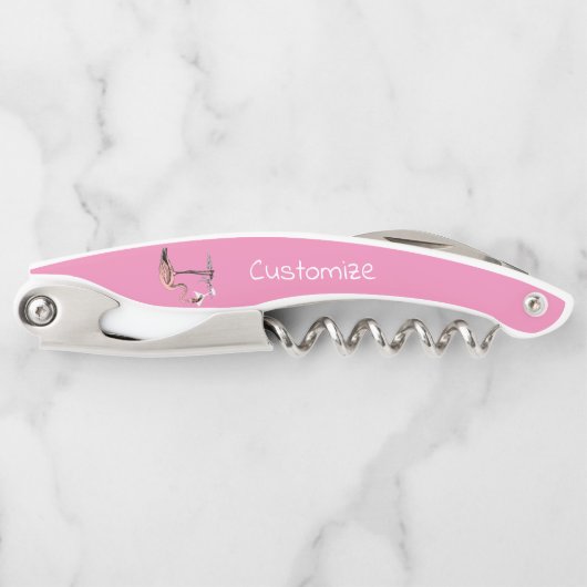 Flamingo Drink Martini Thunder_Cove Kurkentrekker (Voorkant)