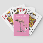 Flamingo Drink Martini Thunder_Cove Pokerkaarten (Achterkant)
