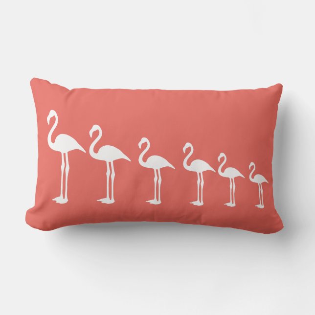 Flamingo Evolution Coral Sierkussen Kussen (Voorkant)