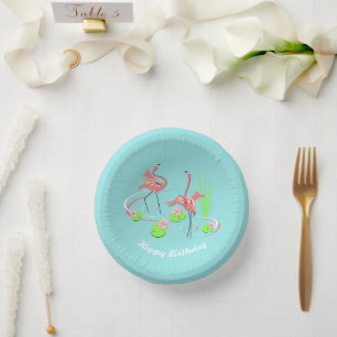 Flamingo Fandango Duo 2 Happy Birthday Papieren Kommen