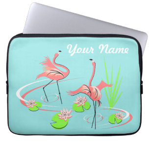 Flamingo Fandango Duo 2-laptophoes Laptop Sleeve