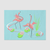 Flamingo Fandango Duo 2 tissuepapier (Voorkant)