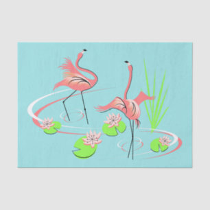 Flamingo Fandango Duo 2 tissuepapier