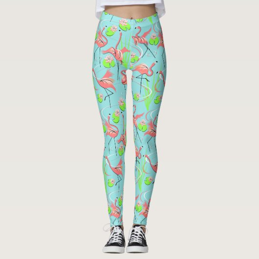 Flamingo Fandango Multi 2 leggings (Voorkant)