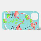 Flamingo Fandango Trio Name iPad case (Achterkant (horizontaal))