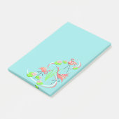 Flamingo Fandango Trio post-it noot verticaal Post-it® Notes (Schuin)