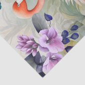 Flamingo Fantasy Bloemen & Vlinders Tissuepapier (Detail)