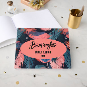 Flamingo Feathers Family Reunion Party Essentieel Gastenboek