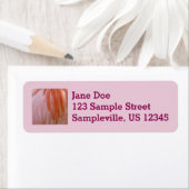 Flamingo Feathers in Shades of Pink Etiket (Insitu)