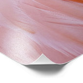 Flamingo Feathers in Shades of Pink Foto Afdruk (Hoek)