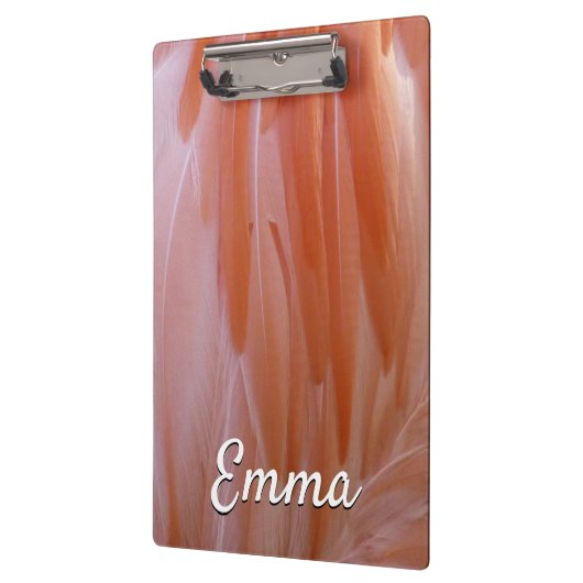 Flamingo Feathers in Shades of Pink Klembord (Links)