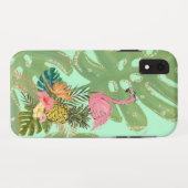 Flamingo Feest Case-Mate iPhone Hoesje (Achterkant (horizontaal))