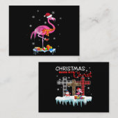 Flamingo |Flamingo kerstverlichting Flamingo Snow Informatiekaartje (Voorkant / Achterkant)