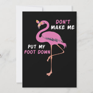Flamingo   Flamingo met bril laat me niet stoppen Save The Date