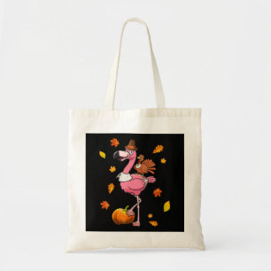 Flamingo Flamingo Thanksgiving Halloween Tote Bag