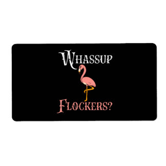 Flamingo | Flamingo Whassup Flockers Etiket