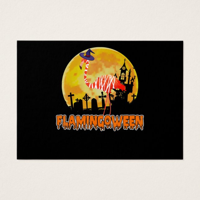 Flamingo | Flamingoween Funny Witch Halloween (Devant)
