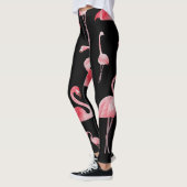 Flamingo Flock: naadloos ontwerp Leggings (Links)