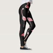 Flamingo Flock: naadloos ontwerp Leggings (Rechts)