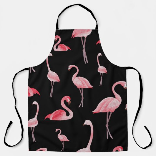 Flamingo Flock:  naadloos ontwerp Schort (Voorkant)