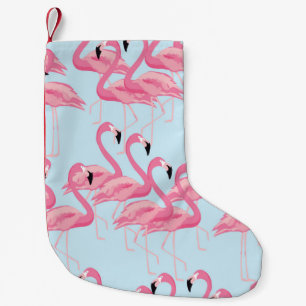 Flamingo Flock: tropische  print Kleine Kerstsok