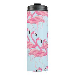Flamingo Flock: tropische print Thermosbeker