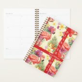 Flamingo floral naadloos patroon planner (Display)
