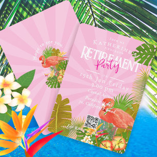 Flamingo Florida Tropisch Roze Pensioen Kaart