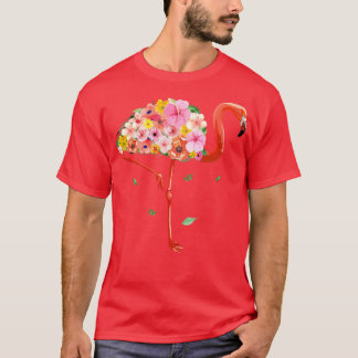 Flamingo Flower for Women Girls Kinder Boys Mannen T-shirt