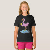 Flamingo Flower T-shirt (Voorkant volledig)