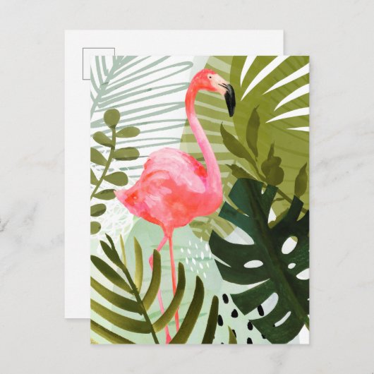 Flamingo Forest Briefkaart (Voorkant / Achterkant)