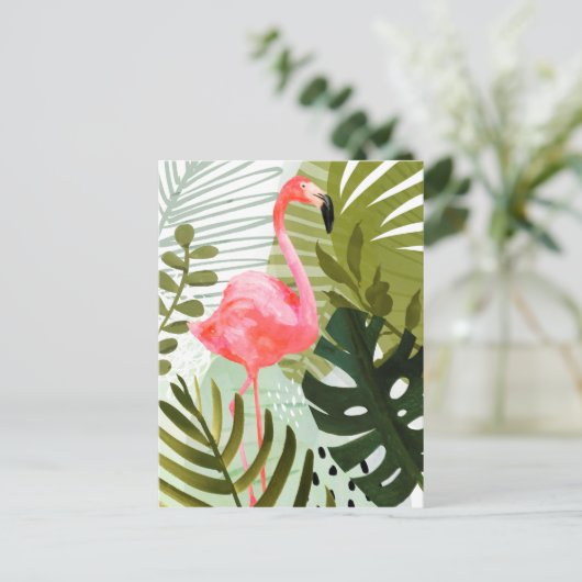 Flamingo Forest Briefkaart (Staand voorkant)