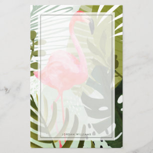 Flamingo Forest Briefpapier