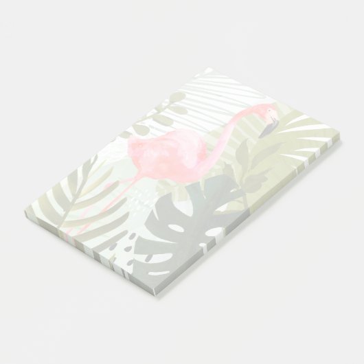 Flamingo Forest Post-it® Notes (Schuin)