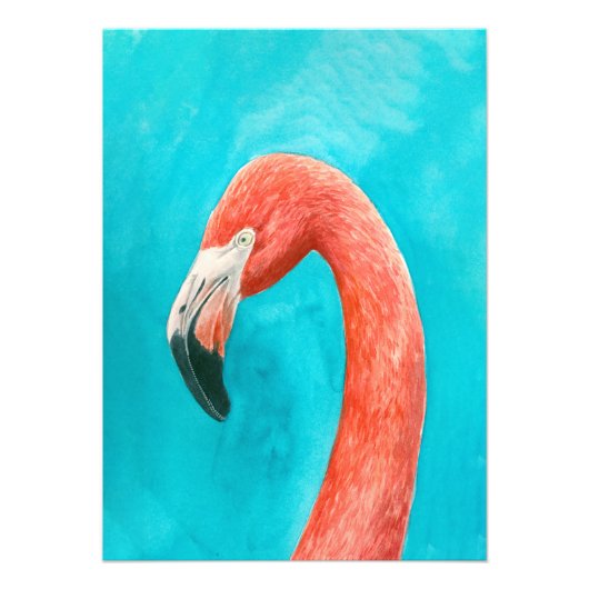 Flamingo Foto Afdruk (Voorkant)