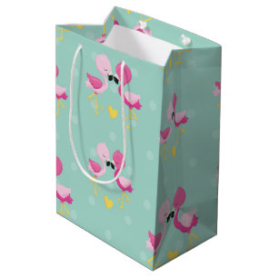 Flamingo Fun Design 1 Medium Cadeauzakje