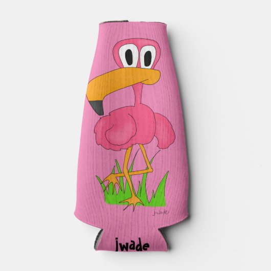 Flamingo Fun Koozie (Voorkant)